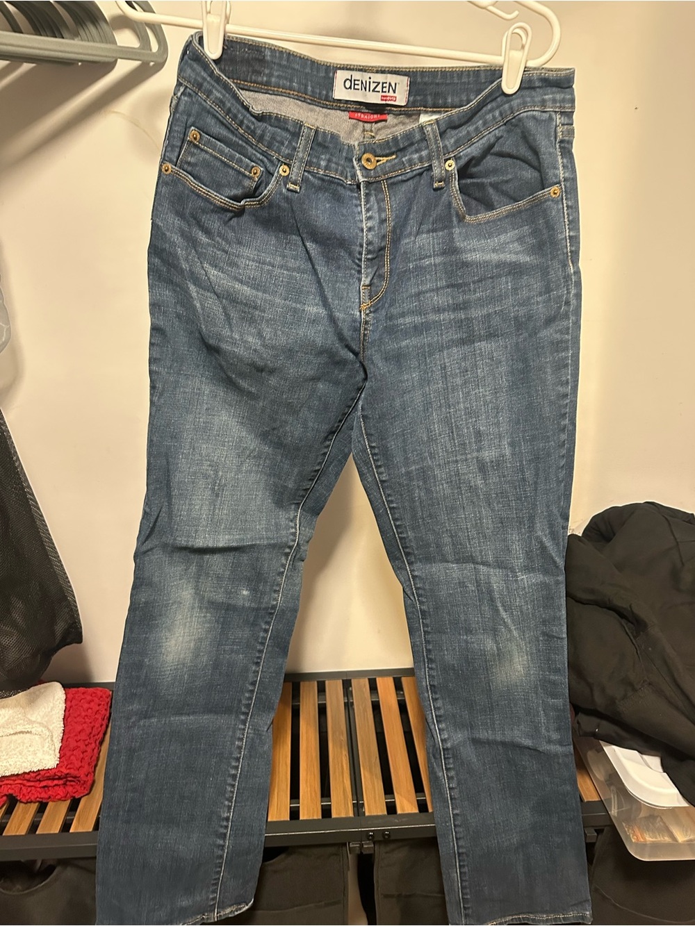 Denizen from Levi's Women's Straight Jeans - Medium Blue